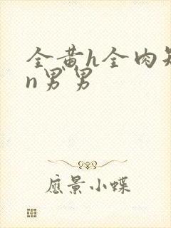 全黄h全肉短篇n男男封面