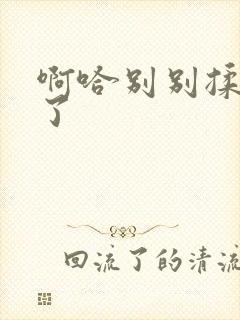 啊哈别别揉那处了