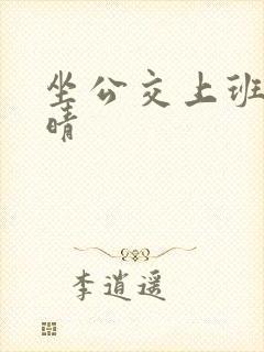 坐公交上班的苏晴