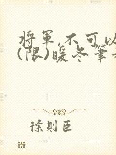 将军,不可以!(限)暖冬笔趣阁免费阅读封面