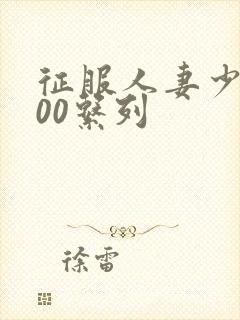 征服人妻少妇500系列封面