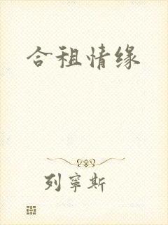 合租情缘封面