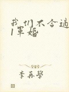 我们不合适1v1军婚封面