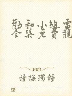 劝和小组电视剧全集免费观看