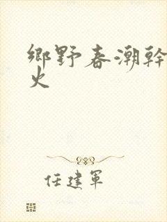 乡野春潮干柴烈火