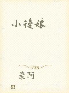 小后娘封面