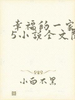 幸福的一家1一5小说全文阅读