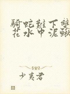 骑蛇难下双金银花水中泥鳅封面