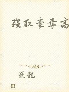 强取豪夺高干文封面