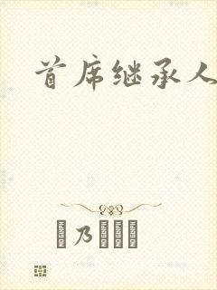 首席继承人封面