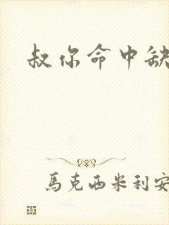 叔你命中缺我封面