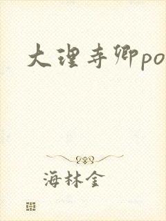 大理寺卿po封面