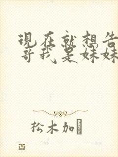 现在就想告诉哥哥我是妹妹封面