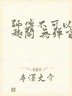 师傅不可以 笔趣阁 无弹窗