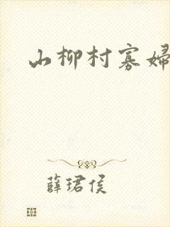山柳村寡妇情史