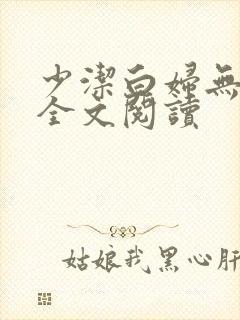 少洁白妇无删减全文阅读