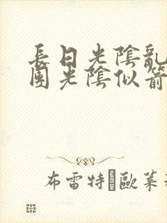 长日光阴乱作一团光阴似箭笔渺