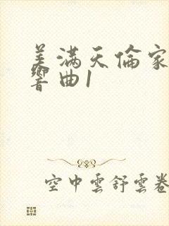 美满天伦家庭交响曲1封面