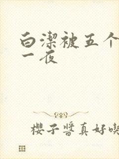 白洁被五个人玩一夜
