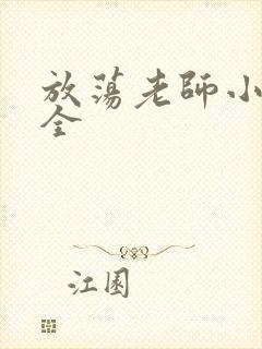 放荡老师小说大全封面