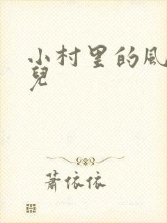 小村里的风流事儿封面