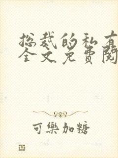 总裁的私有宝贝全文免费阅读封面