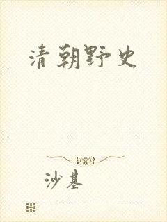 清朝野史