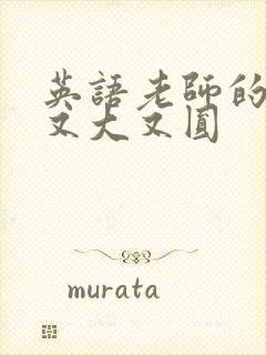 英语老师的兔子又大又圆