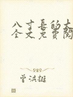 八寸长的大宝贝全文免费阅读