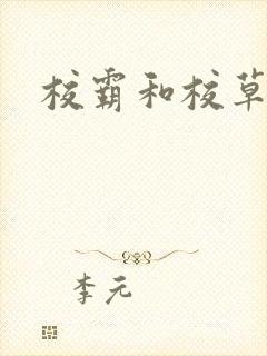 校霸和校草封面