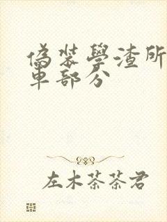 伪装学渣所有开车部分