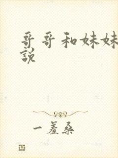 哥哥和妹妹的小说