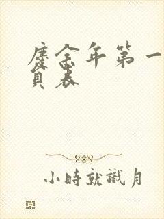 庆余年第一季演员表