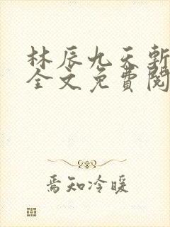 林辰九天斩神诀全文免费阅读笔趣阁