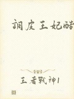 调皮王妃酷王爷