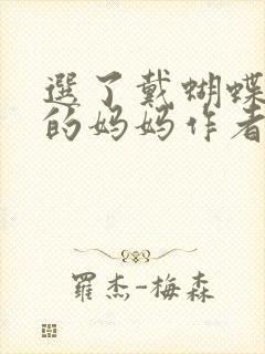 选了戴蝴蝶面具的妈妈作者是谁封面