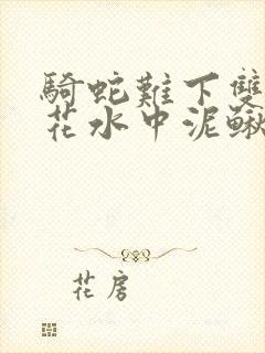 骑蛇难下双金银花水中泥鳅双男主