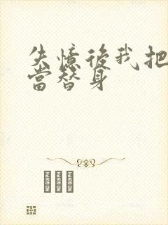 失忆后我把渣攻当替身封面