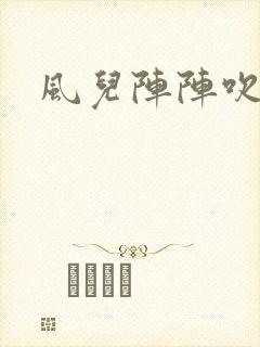 风儿阵阵吹封面