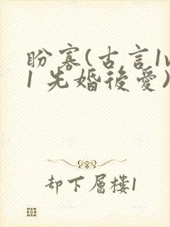 盼寡(古言1v1 先婚后爱)