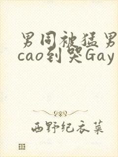 男同被猛男房东cao到哭Gay封面