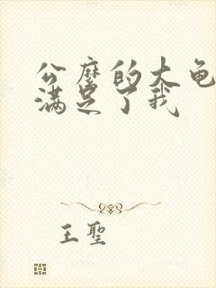 公么的大龟强大满足了我