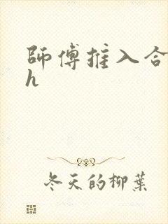 师傅推入合欢丸h封面