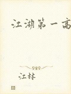 江湖第一高手封面