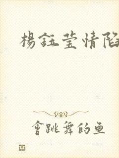 杨钰莹情陷红楼封面