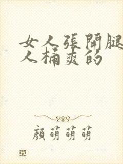 女人张开腿让男人桶爽的