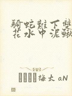 骑蛇难下双金银花水中泥鳅封面