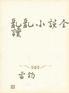 乱乱小说全文阅读