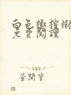 白色橄榄树全文免费阅读封面