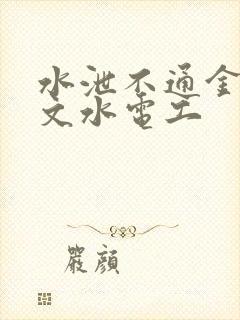 水泄不通金银原文水电工